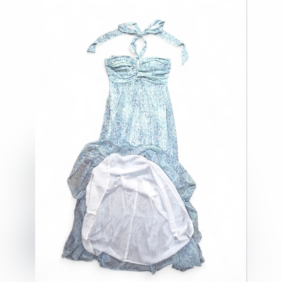 Allison New York Floral Halter Maxi Dress Size Medium - Picture 5 of 14